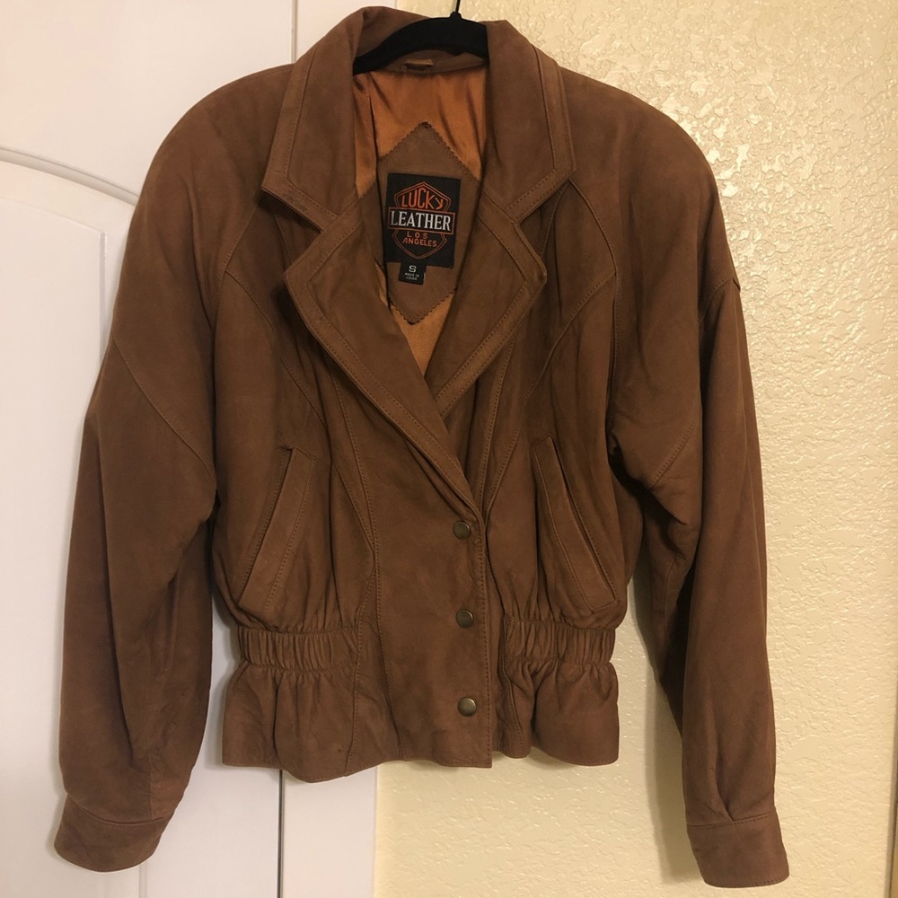 VINTAGE Lucky Leather Los Angeles leather jacket